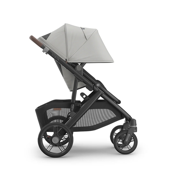 Універсальна коляска 2в1 Uppababy Vista V3 Savannah Pearl Gray Jacquard/Carbon Frame/Chestnut Leather (0303-VIS-EU- SAV ) - Pampik - 6