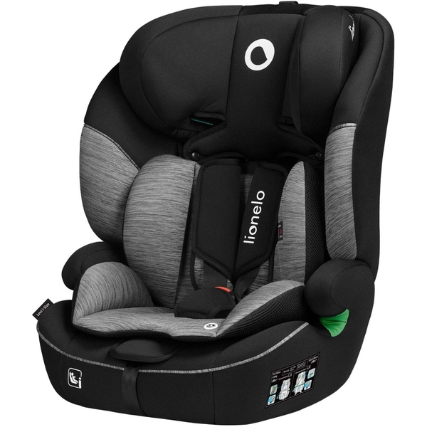 Автокресло Lionelo Izzy I-Size Black Grey (LO-IZZY I-SIZE BLACK GREY) - Pampik