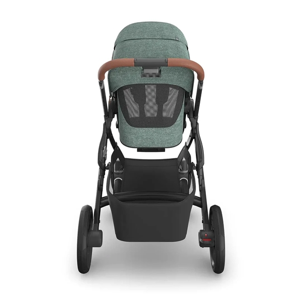 Универсальная коляска 2в1 Uppababy Vista V3 Gwen Green Melange/Carbon Frame/Saddle Leather (0303-VIS-EU- GWN) - Pampik - 6