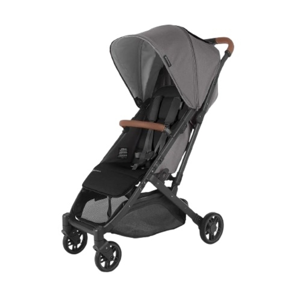 Прогулянкова коляска Uppababy MINU V2 Greyson Charcoal melange/Carbon frame/Saddle leather (0802-MIN-EU- GRY) - Pampik