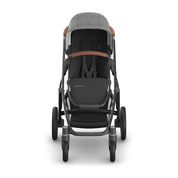 Универсальная коляска 2в1 Uppababy Vista V3 Greyson Charcoal Melange/Carbon Frame/Saddle Leather (0303-VIS-EU- GRY) - Pampik - 5