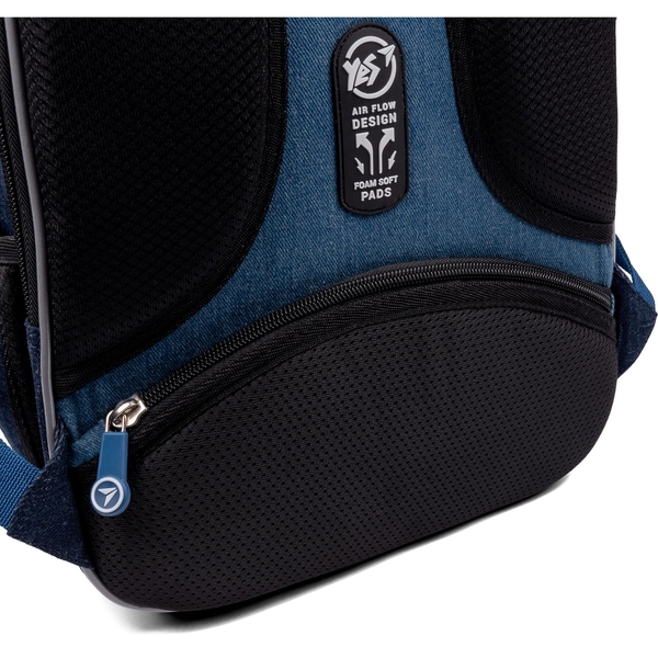 Рюкзак каркасний Yes H-100 Smiley World, синій (552223) - Pampik - 12