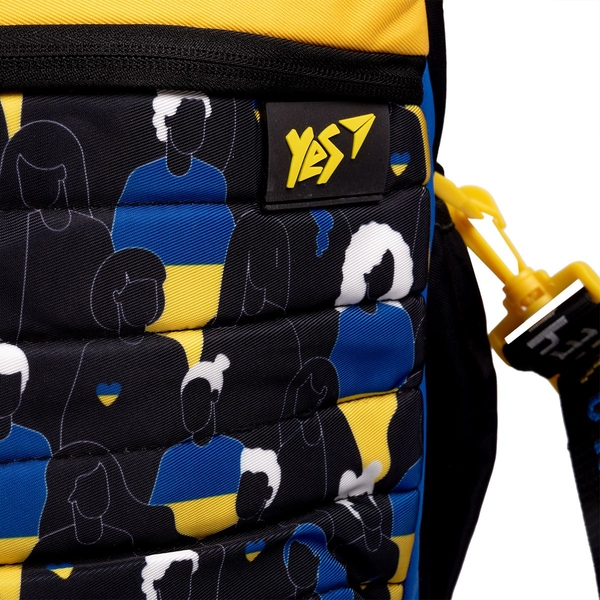 Рюкзак Yes TS-95 Welcome To Ukraine, чорний з синім (559463) - Pampik - 12
