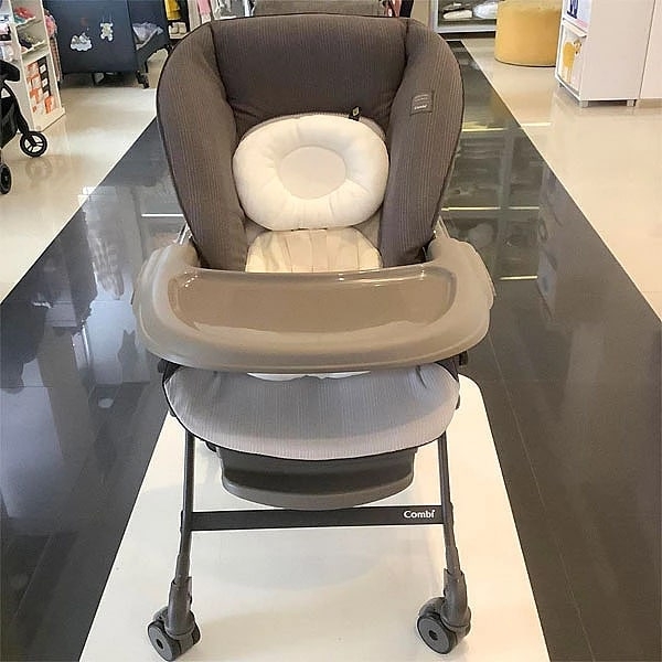 Люлька-трансформер Combi Nemulila Bedi Long, сірий-мока (118175) - Pampik - 3