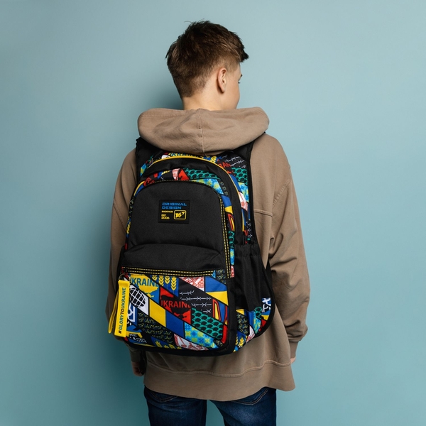 Рюкзак Yes T-133 Welcome to Ukraine, чорний (559438) - Pampik - 15