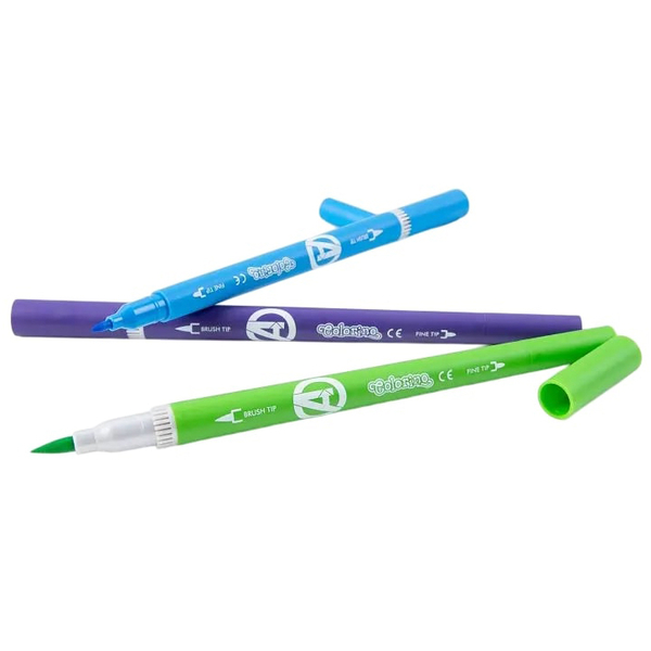 Фломастери двосторонні Colorino Avengers, 10 кольорів (91444PTR) - Pampik - 3