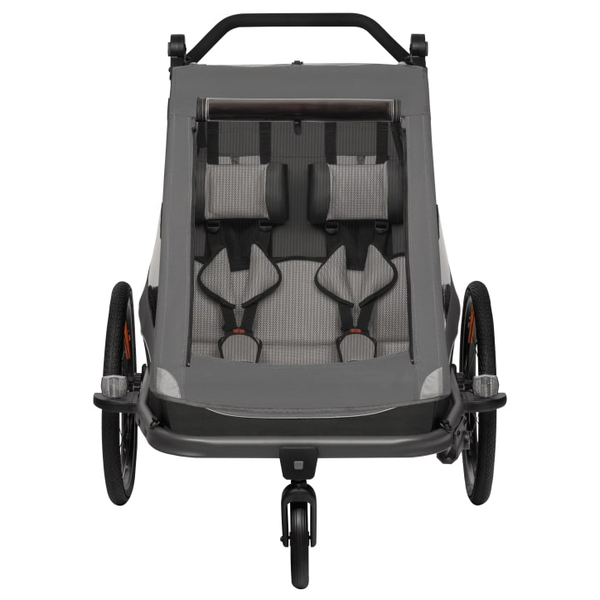 Велосипедний причіп з функцією коляски Lionelo Cama Grey Graphite - Pampik - 6