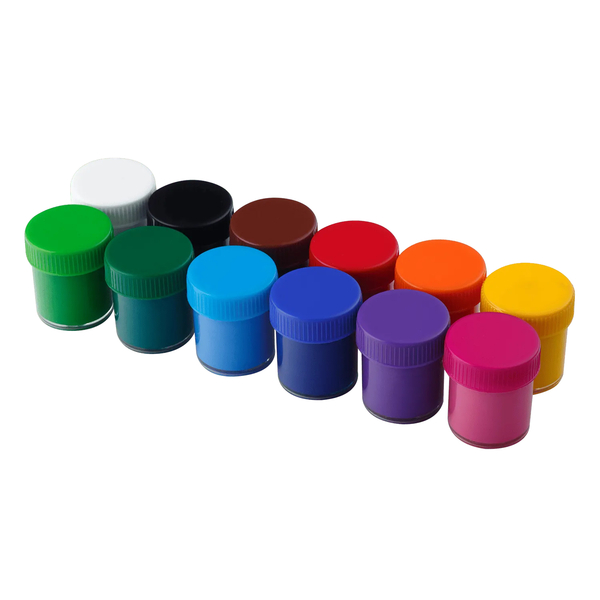 Гуаш ZiBi Smart Line, 12 кольорів (ZB.6651) - Pampik - 2