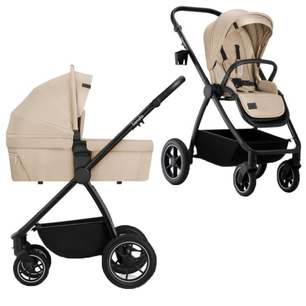Универсальная коляска 2 в 1 Lionelo Meril Beige Sand - Pampik