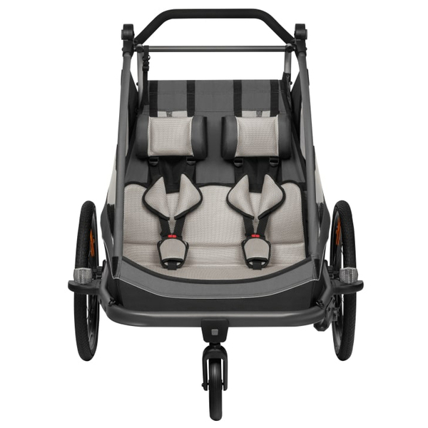 Велосипедний причіп з функцією коляски Lionelo Cama Grey Graphite - Pampik - 5