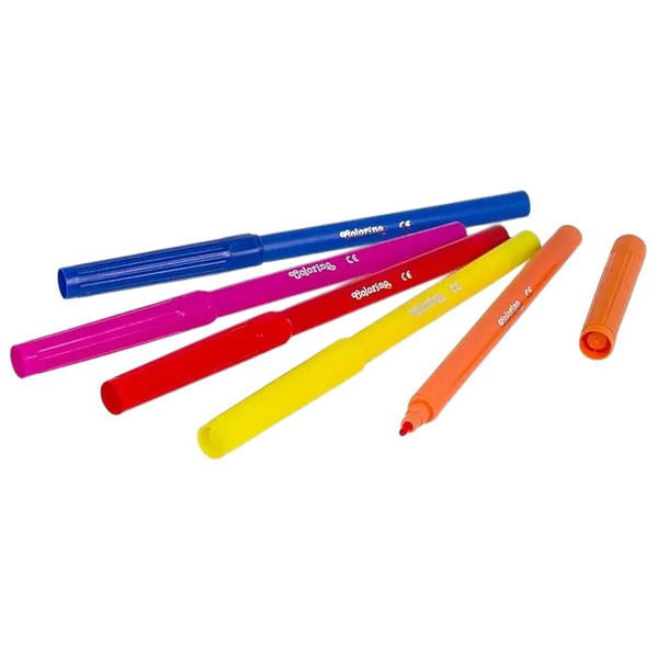 Фломастеры Colorino Fibre Pens, 12 цветов (14588PTR/1) - Pampik - 2