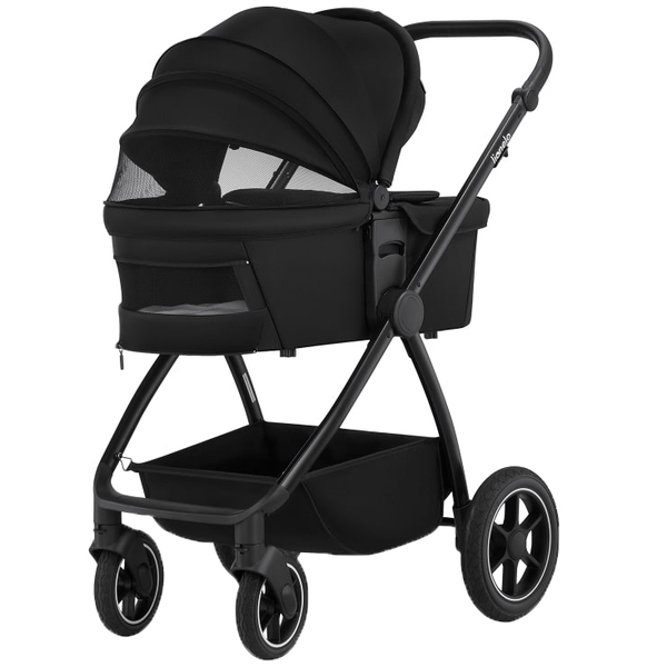 Універсальна коляска 3 в 1 Lionelo Meril Black Onyx - Pampik - 8
