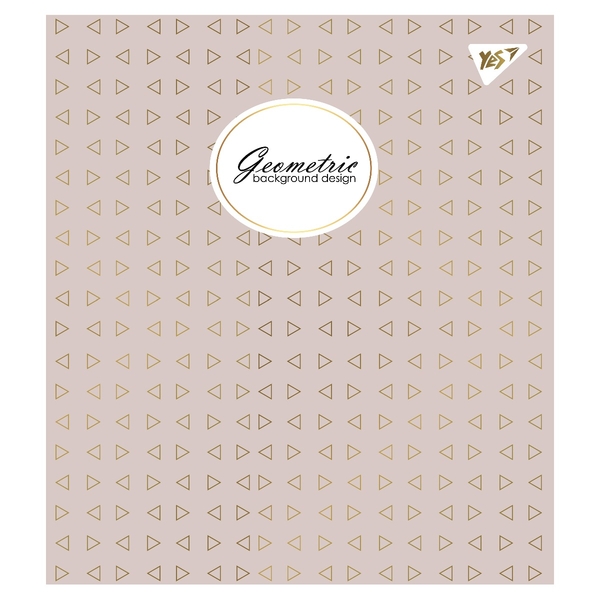 Набір зошитів Yes Geometric А5, клітинка, 18 аркушів, 10 шт. (766819) - Pampik - 2