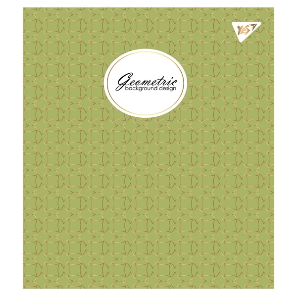 Набір зошитів Yes Geometric А5, клітинка, 18 аркушів, 10 шт. (766819) - Pampik