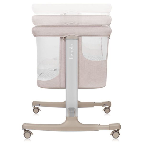 Ліжечко приставне Lionelo Aurora Beige cappuccino - Pampik - 7
