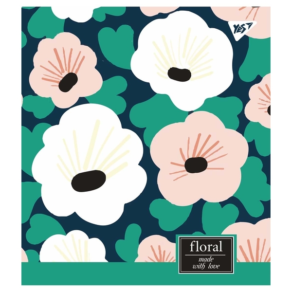 Набор тетрадей Yes Floral Explosion А5 в клетку, 18 листов, 10 шт. (765183) - Pampik - 4