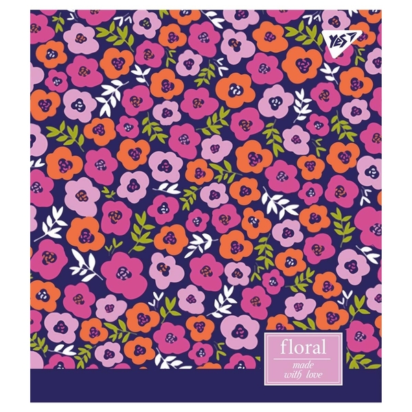 Набор тетрадей Yes Floral Explosion А5 в клетку, 18 листов, 10 шт. (765183) - Pampik - 2