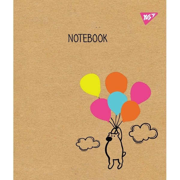 Набор тетрадей Yes Sketch Animal Крафт А5 в линейку, 12 листов, 10 шт. (765070) - Pampik - 3