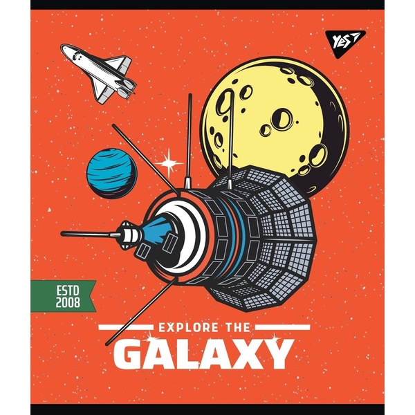 Набір зошитів Yes Galaxy Exploring А5 в лінійку, 12 аркушів, 10 шт. (765165) - Pampik - 3