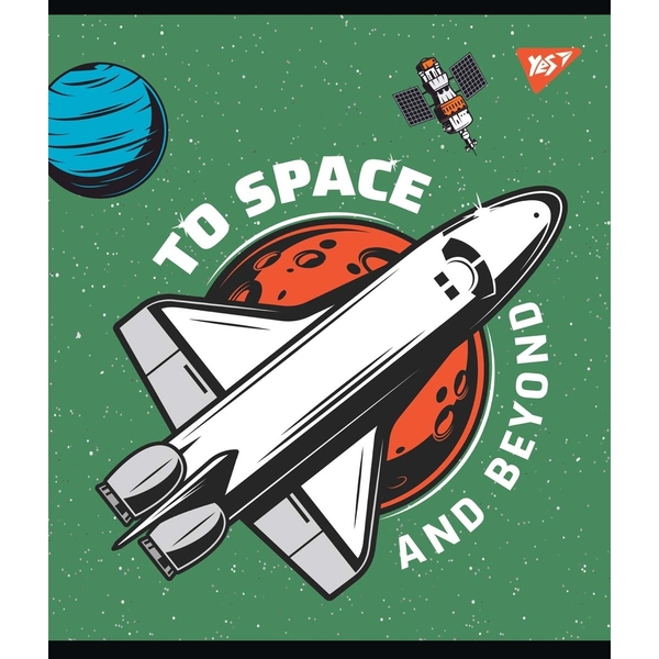 Набір зошитів Yes Galaxy Exploring А5 в лінійку, 12 аркушів, 10 шт. (765165) - Pampik - 2