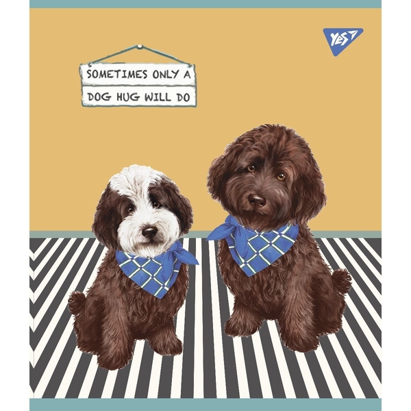 Набор тетрадей Yes Dogs А5 в линейку, 12 листов, 10 шт. (766804) - Pampik - 3