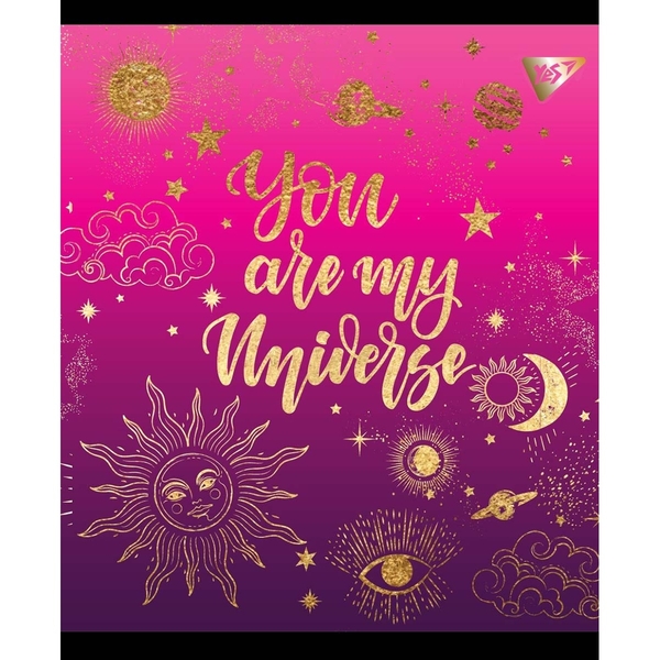 Набір зошитів Yes Cosmic System А5 в клітинку, 18 аркушів, 10 шт. (765179) - Pampik - 5