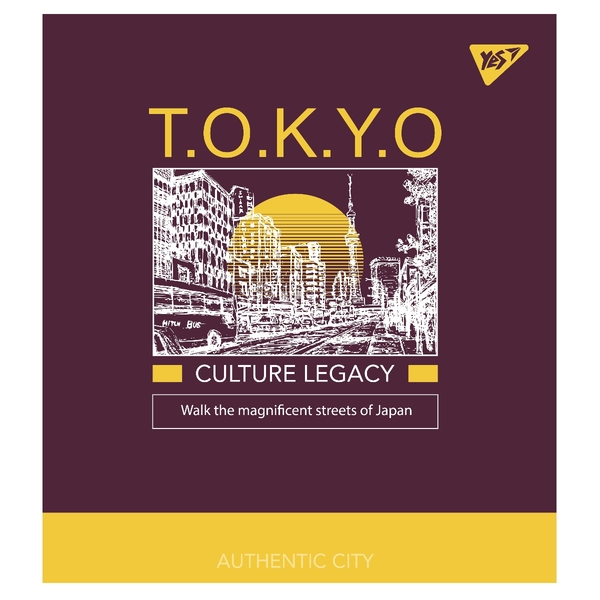 Набір зошитів Yes Dream place А5 в клітинку, 18 аркушів, 10 шт. (766811) - Pampik - 2