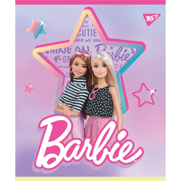 Набор тетрадей Yes Barbie А5 в линейку, 12 листов, 10 шт. (766803) - Pampik - 4