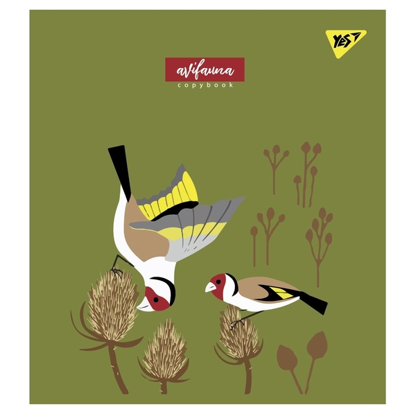 Набор тетрадей Yes Avifauna А5 в линейку, 12 листов, 10 шт. (766802) - Pampik - 2
