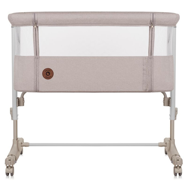 Ліжечко приставне Lionelo Aurora Beige cappuccino - Pampik - 4