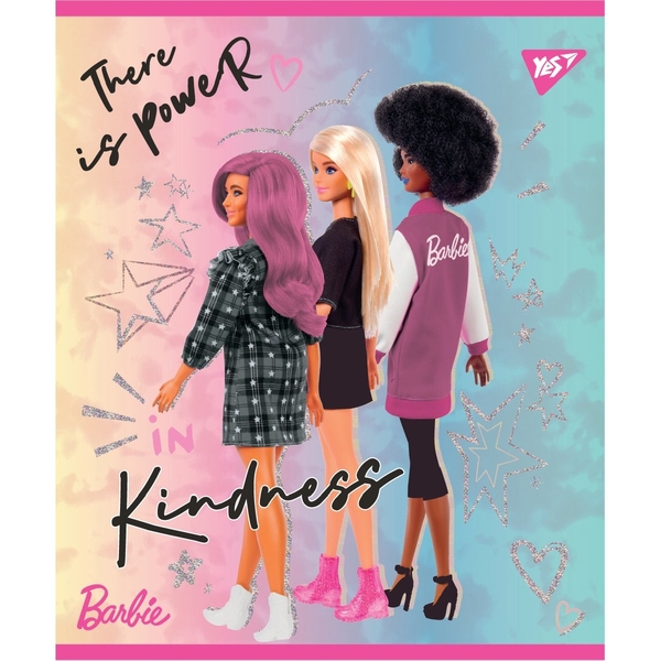 Набор тетрадей Yes Barbie А5 в линейку, 12 листов, 10 шт. (766803) - Pampik - 2