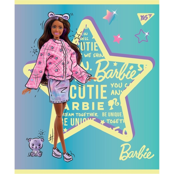 Набор тетрадей Yes Barbie А5 в линейку, 12 листов, 10 шт. (766803) - Pampik - 5