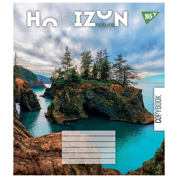 Набор тетрадей Yes Horizon nature А5 в линейку, 96 листов, 5 шт. (767180) - Pampik - 5