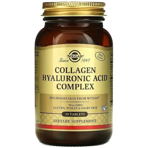 Комплекс колагену та гіалуронової кислоти Solgar, 30 таблеток - Pampik