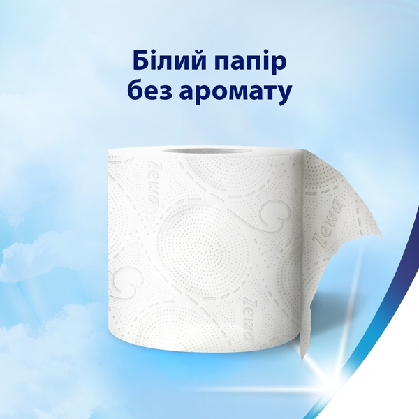 Туалетний папір Zewa Deluxe Білий, тришаровий, 24 рулони - Pampik - 7