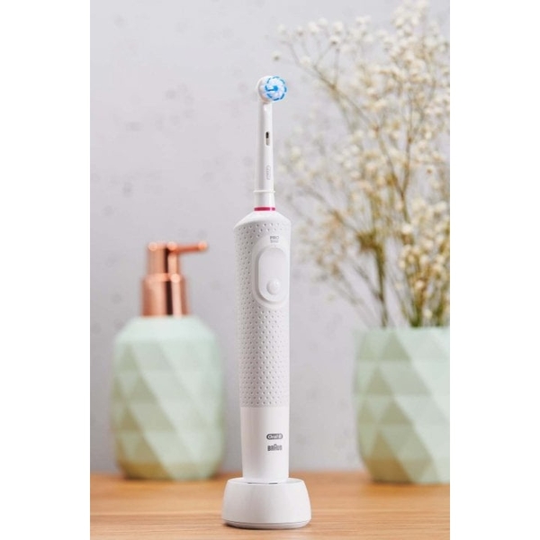 Електрична зубна щітка Oral-B Vitality 100, білий - Pampik - 6