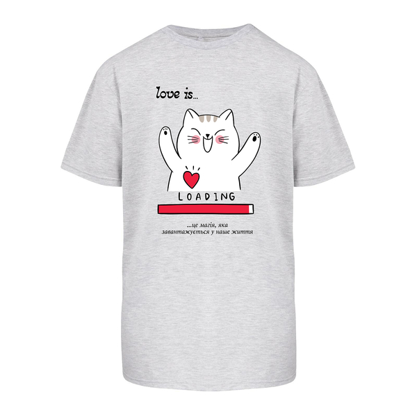 Футболка Garnamama Summer Love is L чол Сірий (1035956.14010611) - Pampik