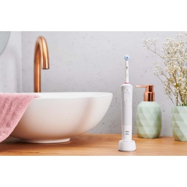 Електрична зубна щітка Oral-B Vitality 100, білий - Pampik - 3