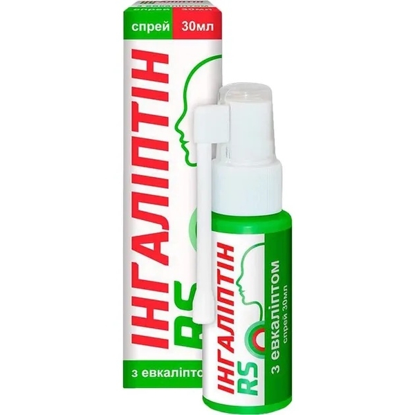 Спрей Інгаліптін RS для догляду за ротовою порожниною з евкаліптом, 30 мл - Pampik