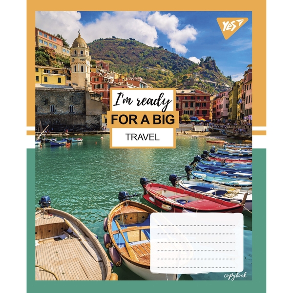 Набір зошитів Yes Travel, A5, в лінію, 96 аркушів, 5 шт. (766131) - Pampik - 2