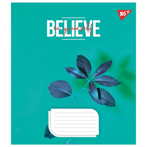 Набір зошитів Yes Believe in yourself А5, в лінійку, 36 аркушів, 15 шт. (767082) - Pampik - 5