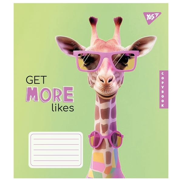 Набір зошитів Yes Get more likes А5, в клітинку, 36 аркушів, 15 шт. (767334) - Pampik - 6
