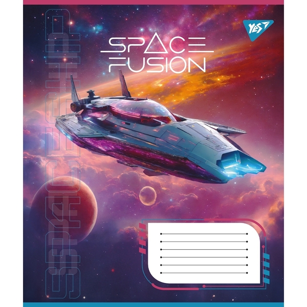 Набір зошитів Yes Space fusion А5, в лінійку, 36 аркушів, 15 шт. (767093) - Pampik - 5