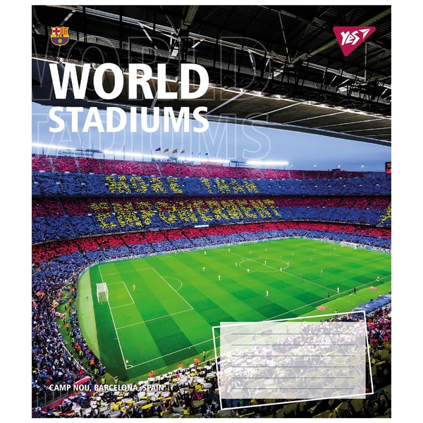 Набір зошитів Yes World stadium А5, в лінійку, 36 аркушів, 15 шт. (767096) - Pampik - 6