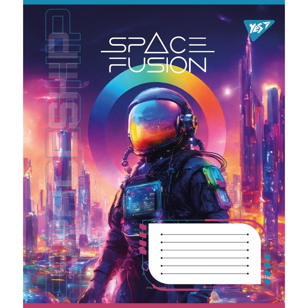Набір зошитів Yes Space fusion А5, в лінійку, 36 аркушів, 15 шт. (767093) - Pampik - 4