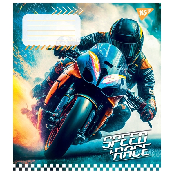 Набір зошитів Yes Speed race А5, в лінійку, 36 аркушів, 15 шт. (767354) - Pampik - 2