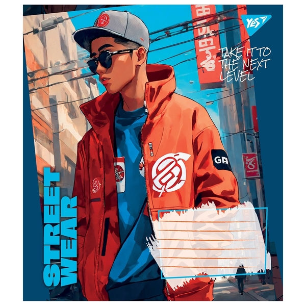Набір зошитів Yes Street wear А5, в лінійку, 36 аркушів, 15 шт. (767094) - Pampik - 4