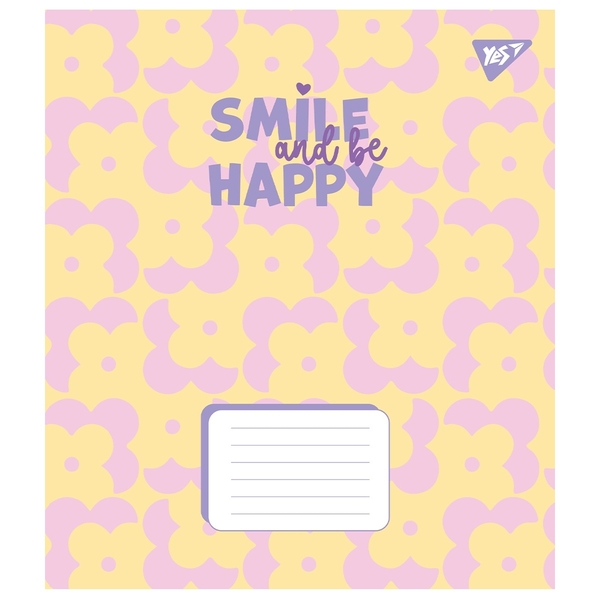 Набір зошитів Yes Smile and be happy А5, в клітинку, 36 аркушів, 15 шт. (767336) - Pampik - 6