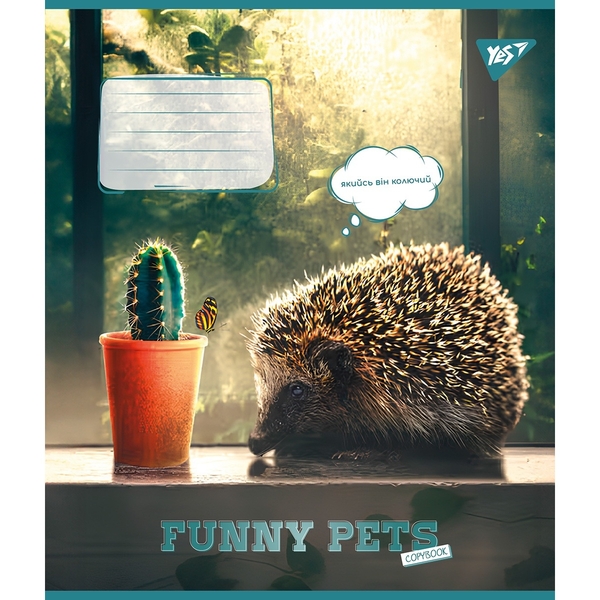 Набір зошитів Yes Funny pets А5, в клітинку, 48 аркушів, 10 шт. (767107) - Pampik - 4