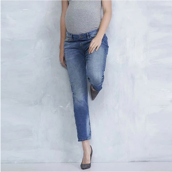 Джинси Queen Mum з відворотом, р.44, джинс, темно-синій (6390.3760/18450) - Pampik - 5